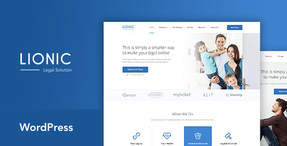 Lionic- Online Finance & Legal WordPress Theme