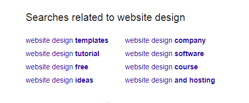 Searches related to website design